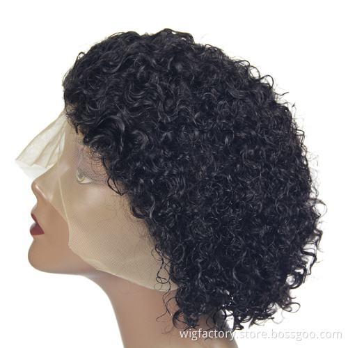 Wholesale short pixie cut human hair wig, wigs short blond pixie human hair, perruque pixie cut wig human hair for black women